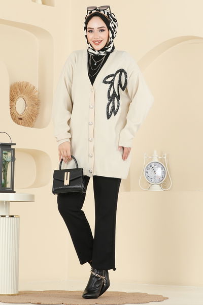 U.Z. - Cardigan 2502UZ662-MS Stone - 415407