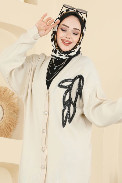 U.Z. - Cardigan 2502UZ662-MS Stone - 415409