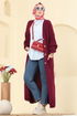 Cardigan 2729AYD574-MS Burgundy - Thumbnail