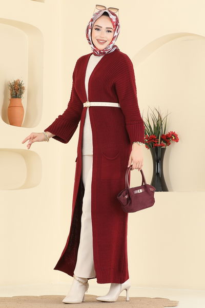 A.Y.D. - Cardigan 2766AYD574-MS Burgundy - 416854