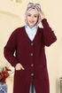 Cardigan 2892BRZ597-MS Burgundy - Thumbnail
