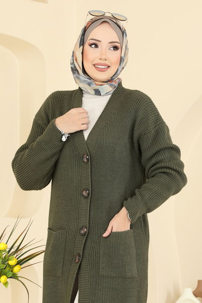 B.R.Z - Cardigan 2892BRZ597-MS Khaki - 415859