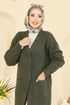 Cardigan 2892BRZ597-MS Khaki - Thumbnail