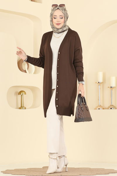 U.Z. - Cardigan 3176UZ662-MS Brown - 417902