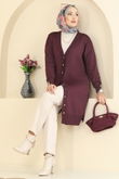 U.Z. - Cardigan 3176UZ662-MS Damson