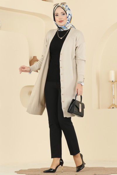 U.Z. - Cardigan 3176UZ662-MS Stone