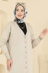 سترة خفيفة بيج 3176UZ662-MS - Thumbnail