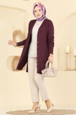 U.Z. - Cardigan 3179UZ662-MS Damson