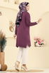 Cardigan 3193BRZ597-MS Dark Lilac - Thumbnail