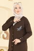 Cardigan 3207UZ662-MS Brown - Thumbnail