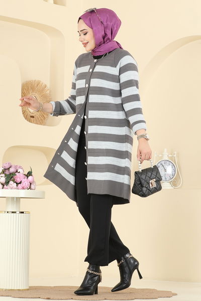 U.Z. - سترة خفيفة رمادي غامق 3210UZ662-MS - 415351