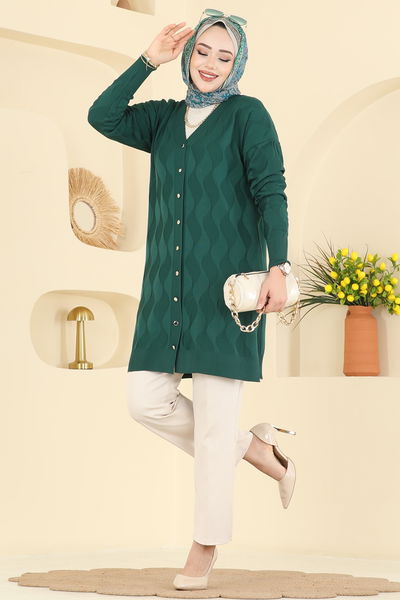 U.Z. - Cardigan 3239UZ662-MS Emerald - 417691