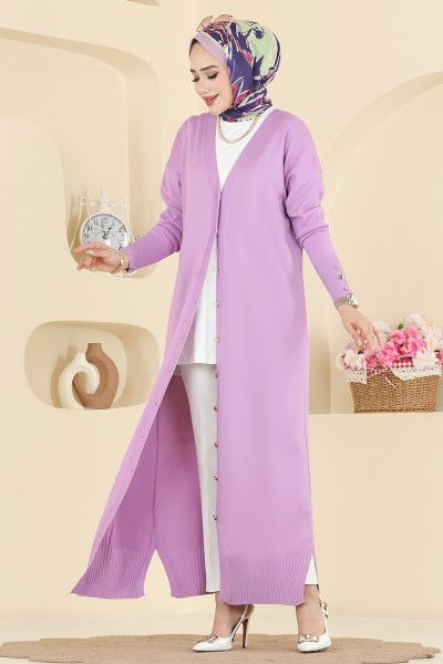 B.R.Z - Cardigan 3250BRZ597-MS Lilac