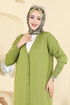 Cardigan 3250BRZ597-MS Oil Green - Thumbnail