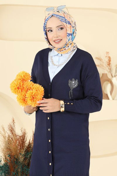 B.R.Z - سترة خفيفة كحلي 3260BRZ597-MS