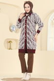 B.R.Z - Cardigan 3286BRZ597-MS Burgundy