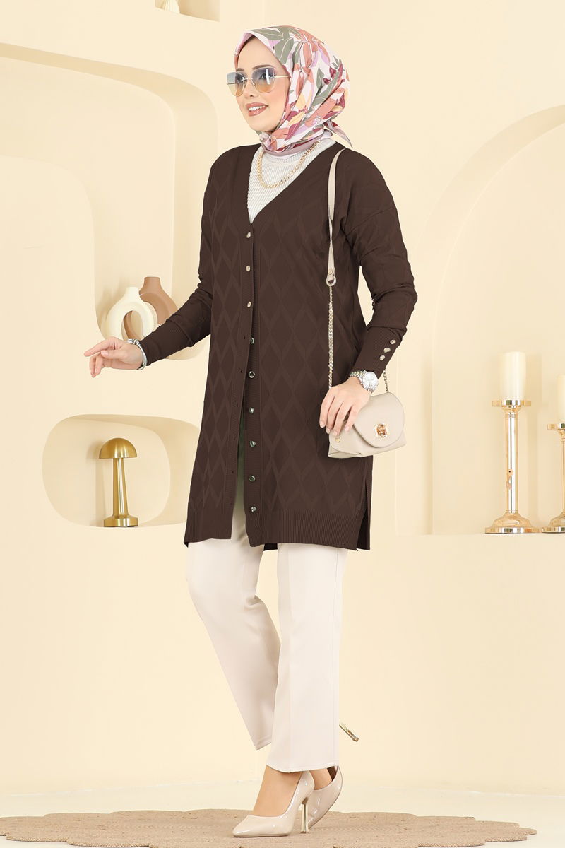 Cardigan 3290UZ662-MS Brown