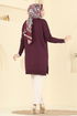 Cardigan 3290UZ662-MS Burgundy - Thumbnail