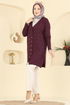 Cardigan 3290UZ662-MS Burgundy - Thumbnail