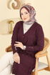Cardigan 3290UZ662-MS Burgundy - Thumbnail