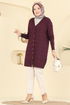 Cardigan 3290UZ662-MS Burgundy - Thumbnail