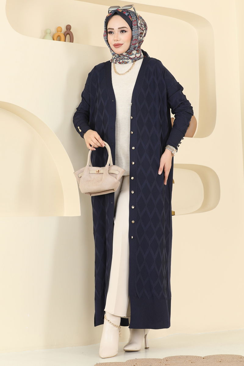 Cardigan 3295BRZ597-MS Navy Blue