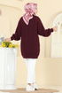 Cardigan 341BRZ597-MS Burgundy - Thumbnail