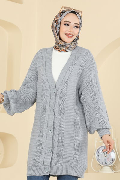 B.R.Z - Cardigan 341BRZ597-MS Gray - 415451