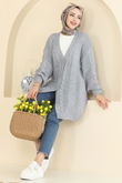 B.R.Z - Cardigan 341BRZ597-MS Gray