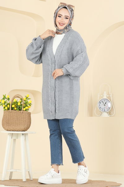 B.R.Z - Cardigan 341BRZ597-MS Gray - 415453