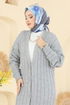 Cardigan 377BRZ597-MS Gray - Thumbnail