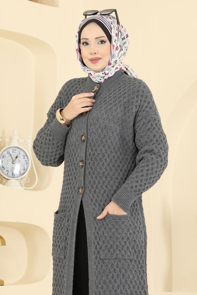 B.R.Z - سترة خفيفة رمادي غامق 4278BRZ597-MS - 417633