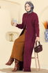 Cardigan 4278BRZ597-MS Burgundy - Thumbnail