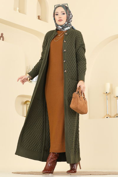 B.R.Z - Cardigan 4278BRZ597-MS Khaki - 417640