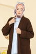 Cardigan 4442BRZ597-MS Brown - Thumbnail
