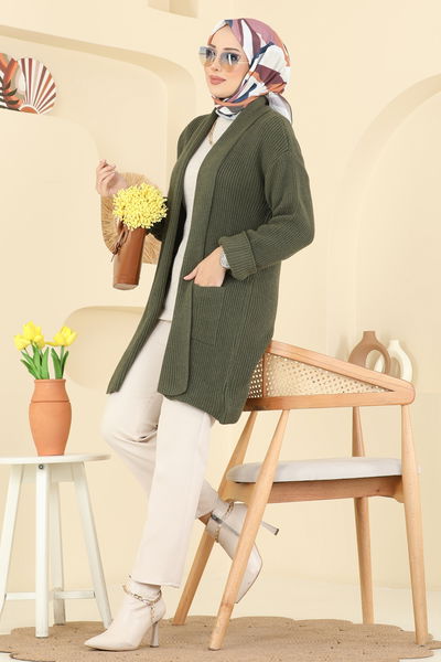 B.R.Z - Cardigan 4442BRZ597-MS Khaki - 415805