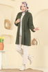 Cardigan 4442BRZ597-MS Khaki - Thumbnail