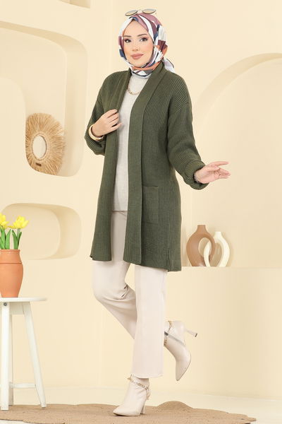 B.R.Z - سترة خفيفة اخضر عفني 4442BRZ597-MS - 415807