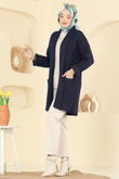 B.R.Z - Cardigan 4442BRZ597-MS Navy Blue