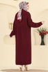 Cardigan 4470BRZ597-MS Burgundy - Thumbnail