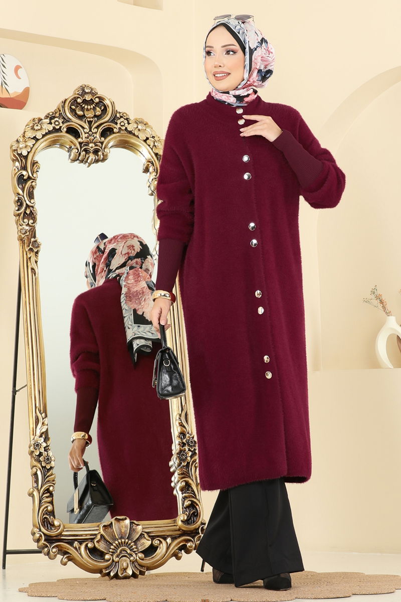 Cardigan 4857HSC1162-MS Burgundy