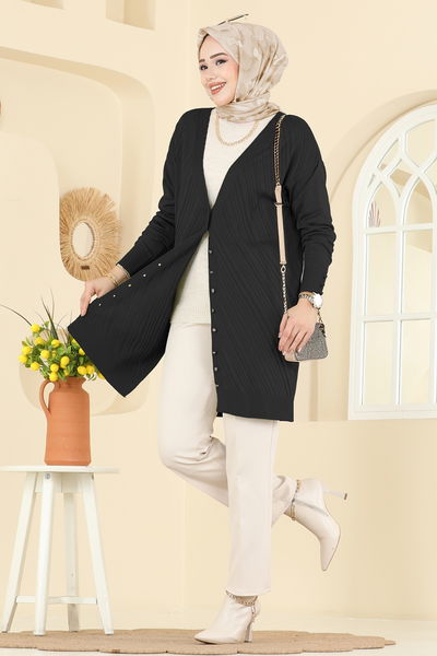U.Z. - Cardigan 6031UZ662-MS Black - 415913