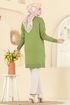 Cardigan 6031UZ662-MS Oil Green - Thumbnail