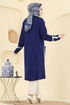 Cardigan 7065BRZ597-MS Light Navy Blue - Thumbnail