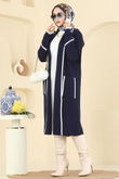 B.R.Z - Cardigan 7065BRZ597-MS Navy Blue