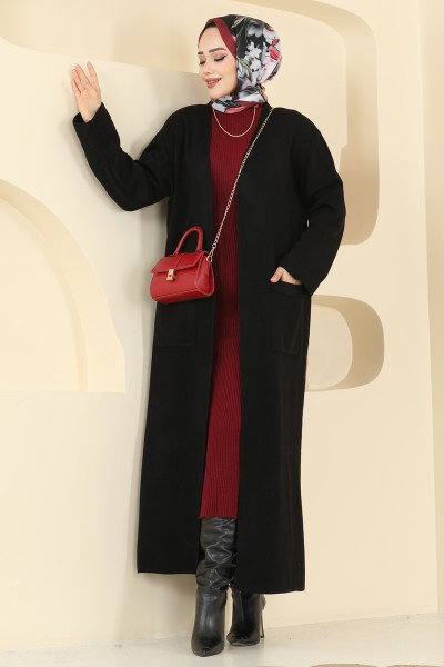 B.R.Z - Cardigan 7145BRZ597-MS Black