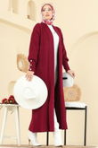 B.R.Z - Cardigan 7146BRZ597-MS Burgundy