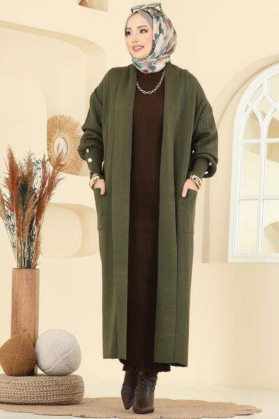 B.R.Z - Cardigan 7146BRZ597-MS Khaki - 415834