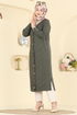 Cardigan 7927KLB1050-MS Khaki - Thumbnail