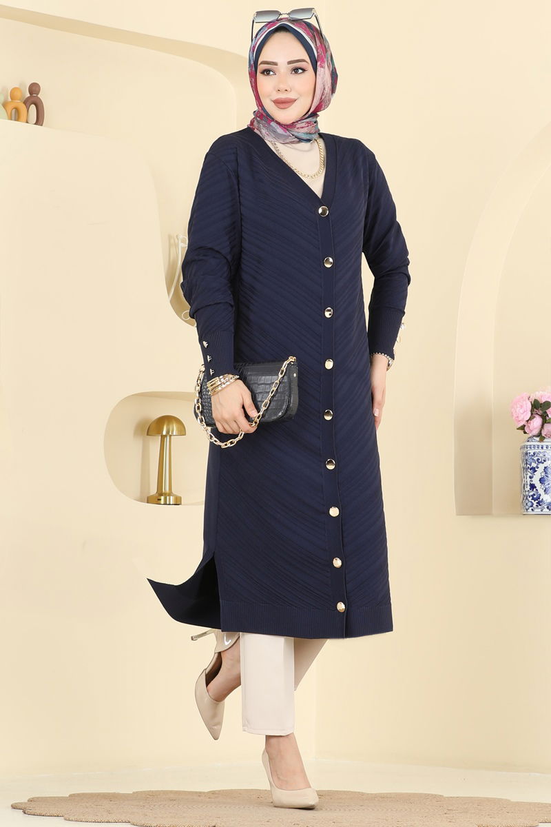 Cardigan 7927KLB1050-MS Navy Blue